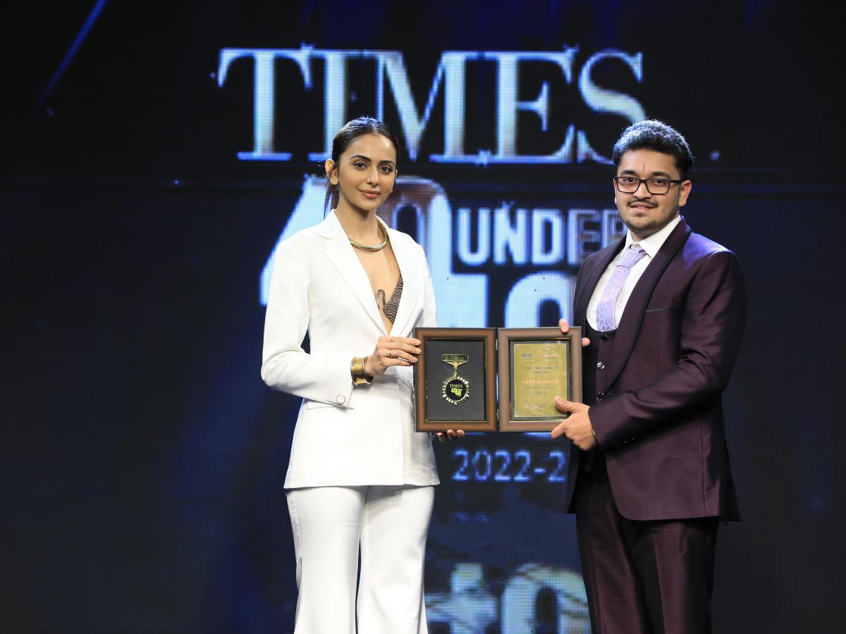 Vitra AI’s Co-Founder & CEO, Satvik Jagannath Felicitated at Times 40 ...