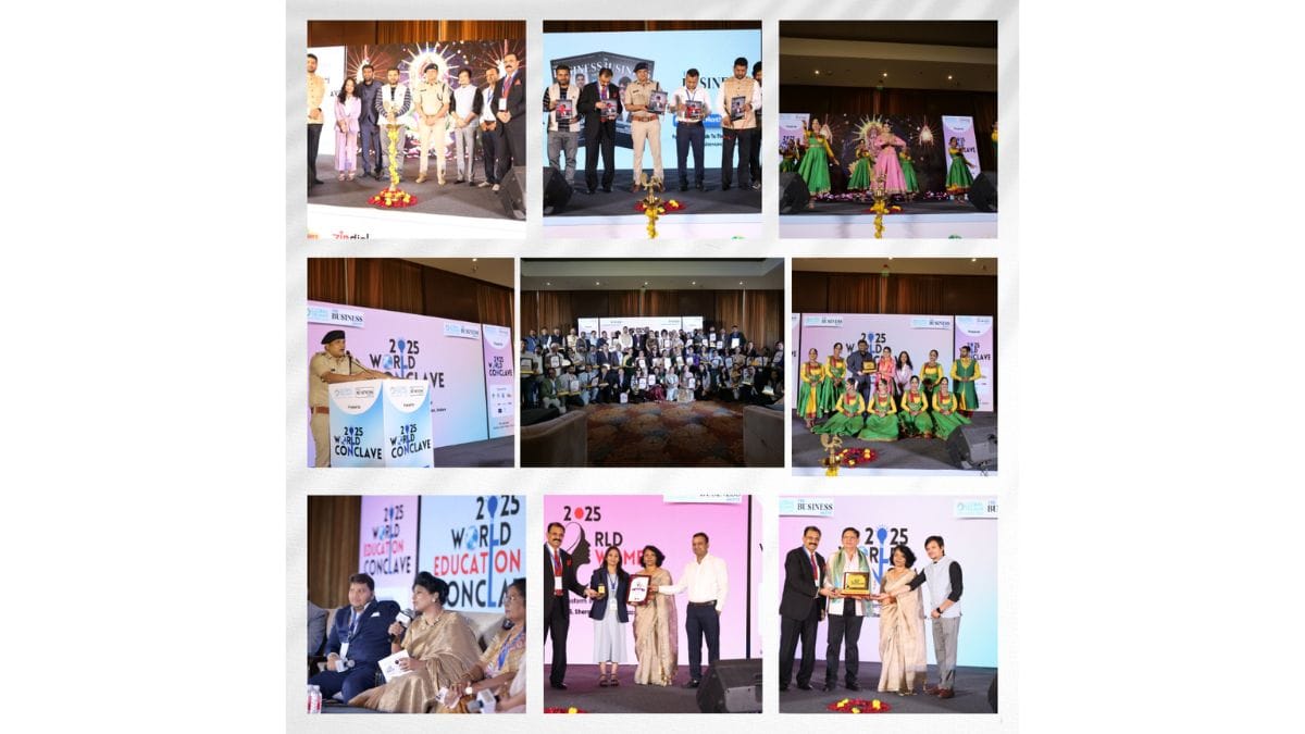 Indore witnessed business leaders, educators, and women entrepreneurs at one stage at the much-anticipated World Conclave 2025