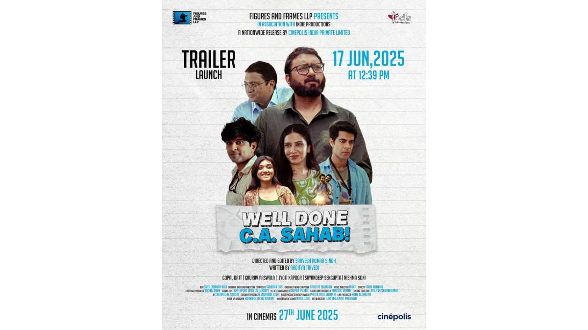 First film on CA Students in 100 years of Indian cinema, Well Done CA Sahab to Release Nationwide on June 27 - PNN