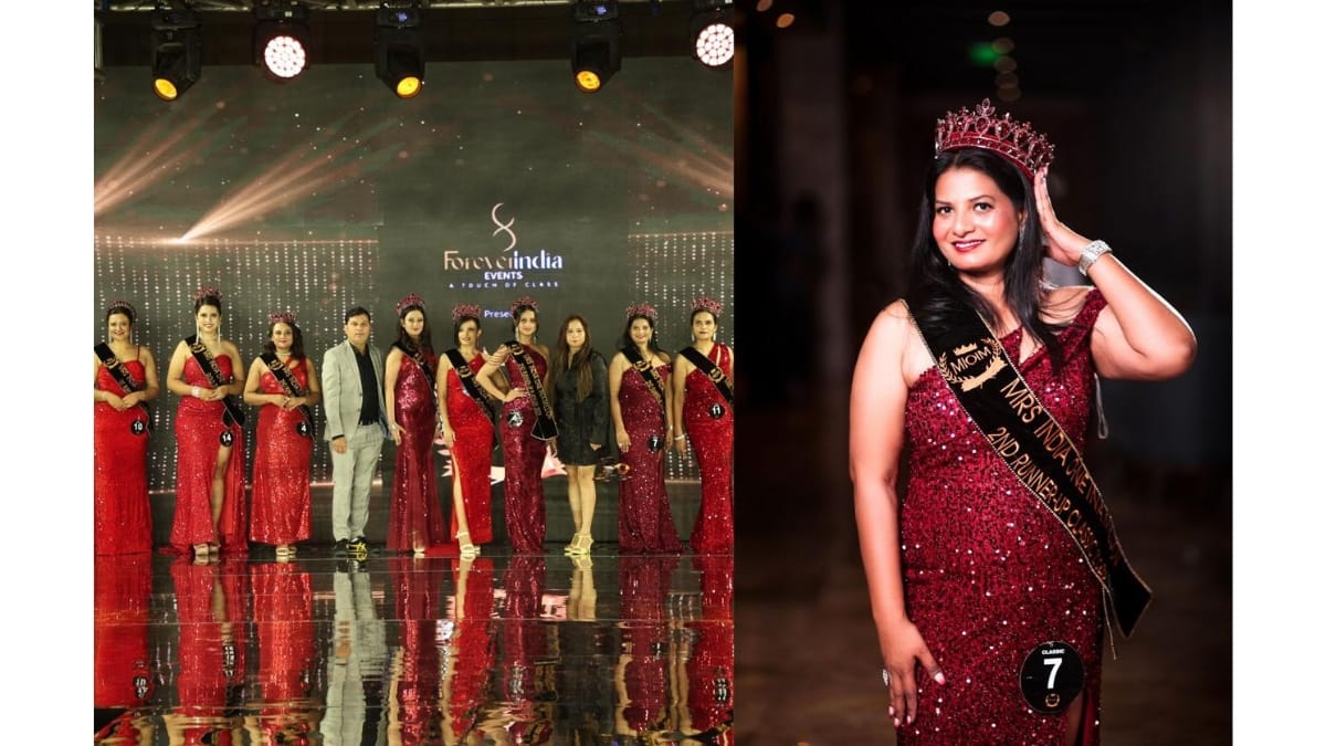 Mrs. India One in a Million 2025 Deep Shikha Chaudhry Crowned Classic 2nd Runner-Up & Wins Most Beautiful Smile - PNN